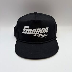 Snap-on Racing Hat Black Snapback Rope Trucker Cap One Size PCT Racing Logo